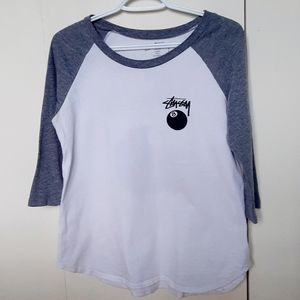 Stussy 8 ball mid-lenght long sleeves shirt